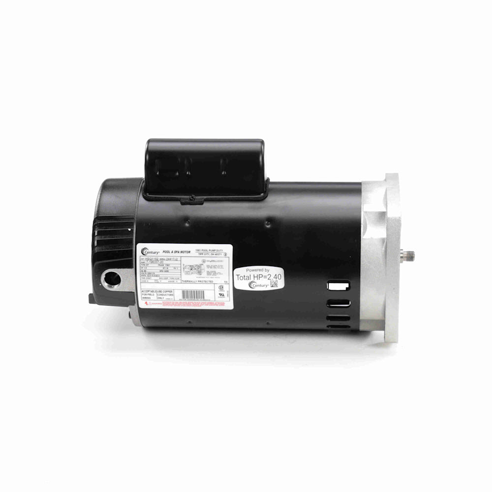 Century Pool Pump Motor 1.5HP 1-Speed 1 Phase 60Hz 230/115V 56Y Frame | HSQ1152 4