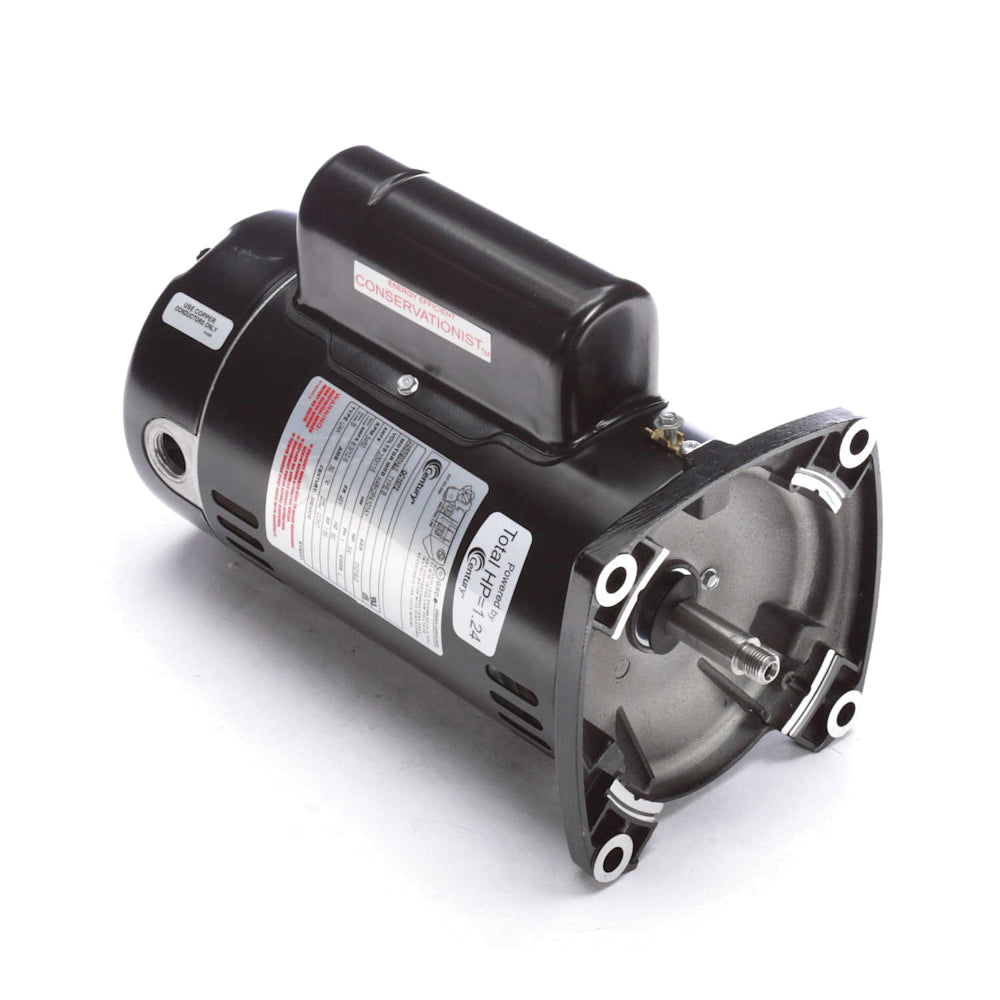 Century Pump Motor .75HP 1Ph 60Hz 230/115V 48Y Frame | QC1072 2