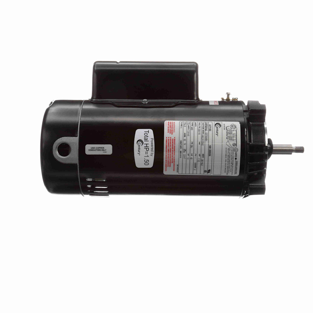 Century Pool Pump Motor 1-1/2HP 1-Speed 1 Phase 60Hz 230/115V 56J Frame | UCT1152 4