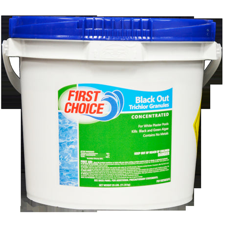 First Choice Black Out Shock 25 lb Pail 1/Case | F011025025FC