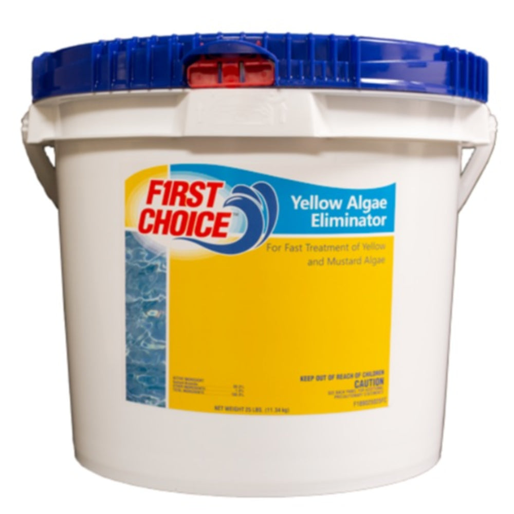 First Choice Yellow Algae Eliminator Algaecide 2 lb Bottle 12/Case | F189002024FC