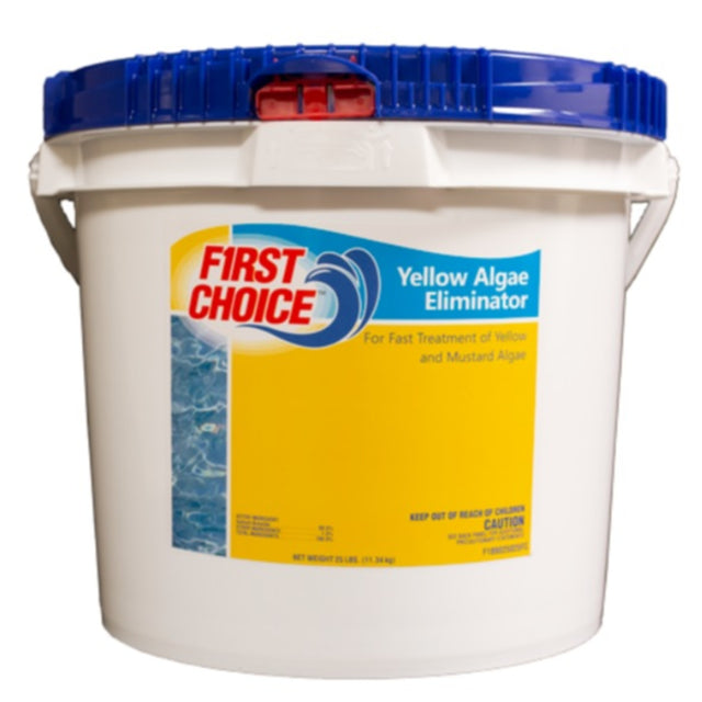 First Choice Yellow Algae Eliminator Algaecide 2 lb Bottle 12/Case | F189002024FC