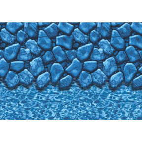 GLI 33' Round Boulder/RiverRock Overlap AG Liner 48-52" Wall | 05-0033RD-BLD-OL-4852"