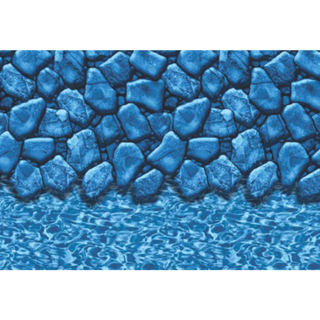 GLI 15'x24' Oval Boulder/RiverRock Overlap AG Liner 48-52" Wall | 05-1524OV-BLD-OL-4852"