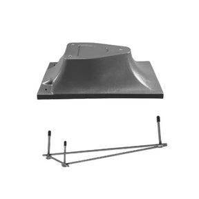 GPP 3 BOLT BASE F/8' BOARD Gray W/JIG