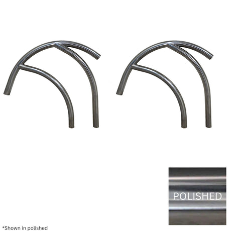 Global Modern 30 Grab Rail Polished .065 Set Of 2 | Global-Mr-Gr30-Ss-2"