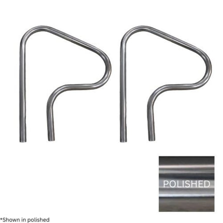 Global Classic 30 Figure 4 Handrail Polished .049 Set Of 2 | Global-Rl-C49-30Fig4-Ss-2"
