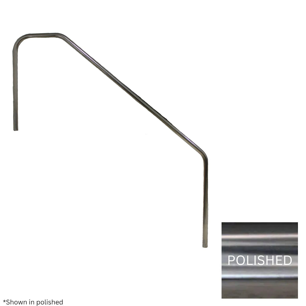 Global Classic 3 Bend 4' Stair Rail Polished .049 | Global-Rl-C49-3Bndsr4-Ss
