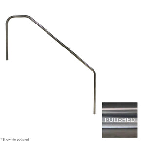 Global Classic 3 Bend 4' Stair Rail Polished .049 | Global-Rl-C49-3Bndsr4-Ss