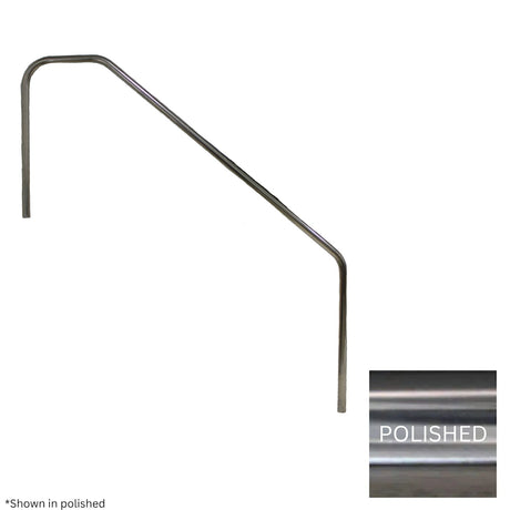 Global Classic 3 Bend 4' Stair Rail Polished .049 | Global-Rl-C49-3Bndsr4-Ss