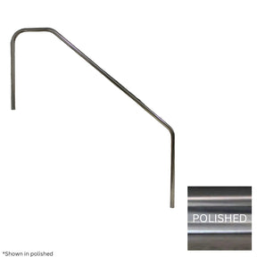 Global Classic 3 Bend 6' Stair Rail Polished .049 | Global-Rl-C49-3Bndsr6-Ss