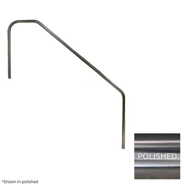 Global Classic 3 Bend 6' Stair Rail Polished .049 | Global-Rl-C49-3Bndsr6-Ss