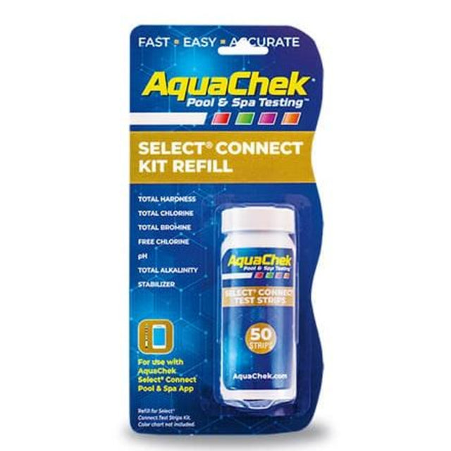 AquaChek Select Connect 7-in-1 Refill Test Strips, 50 Strips | 541640APP