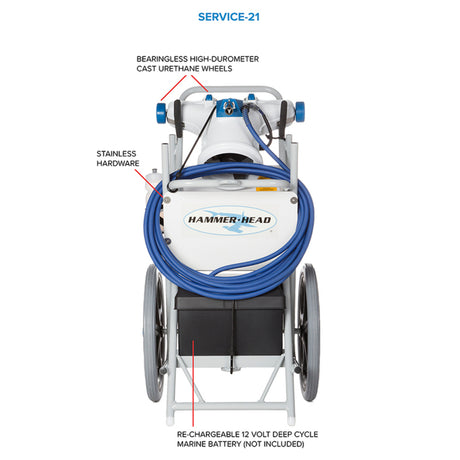Hammerhead Service Unit Complete w/ 60' Cord | SERVICE-21-60