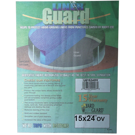 15' x 24' Oval Premium Floor Padding | LG1524OV