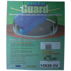 15' x 26' Oval Premium Floor Padding | LG1526OV