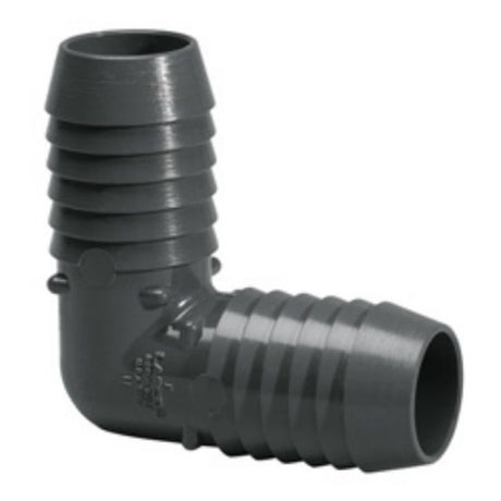 Elbow, 1-1/2 Insert Gray PVC 90 Degree"