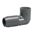 Combination Elbow, 1-1/2 Insert x FPT Gray PVC 90 Degree"