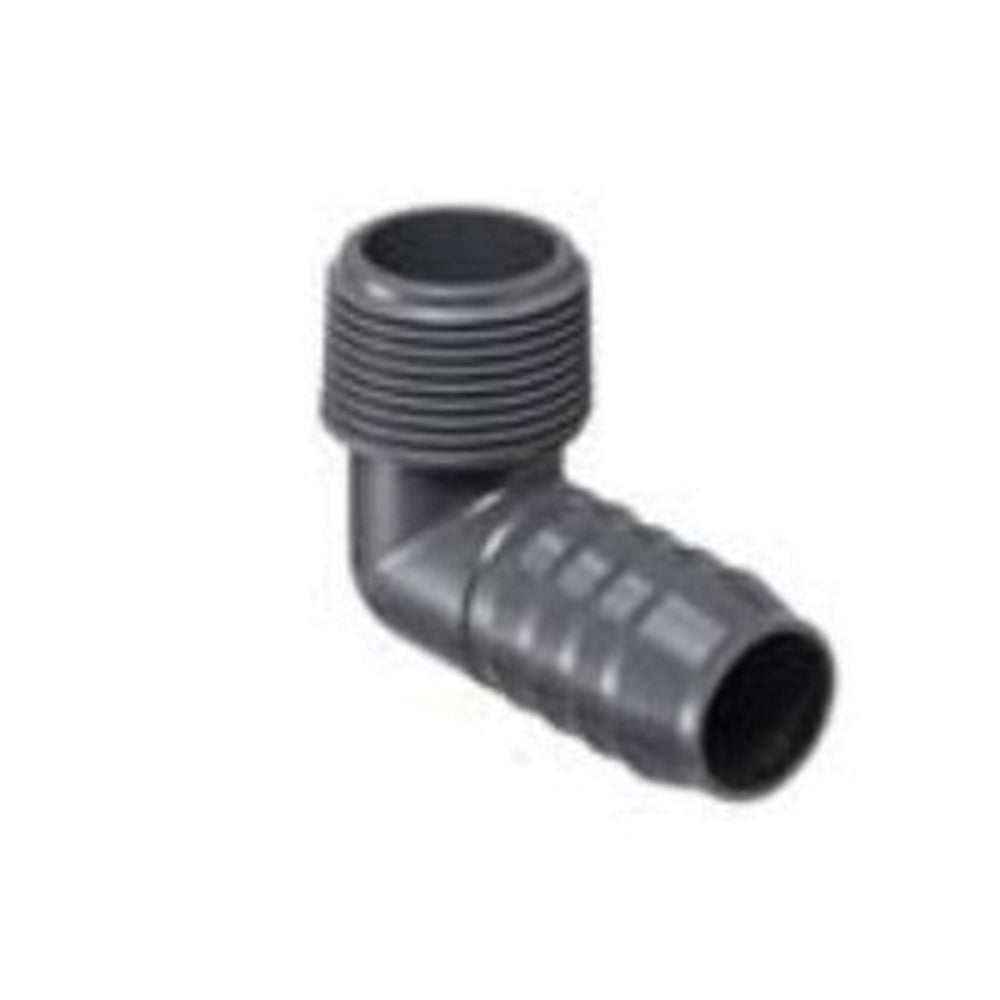 Elbow, 1-1/2 x 1-1/2" Insert x MIPT PVC Hex"