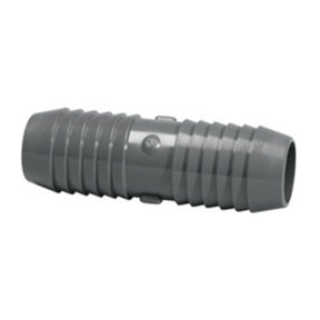 Coupling, 1-1/2 Insert Gray PVC"