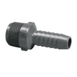 Adapter, 2 x 1-1/2 MPT x Reducing Insert Gray PVC"