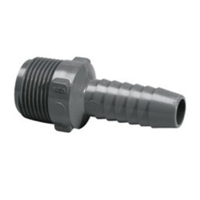 Adapter, 2 x 1-1/2 MPT x Reducing Insert Gray PVC"