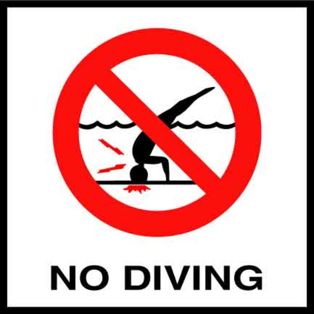 Inlays No Diving W/ Int'L Symbol , SM | C611500