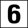 Inlays 5Ft Sr 5 W/Ft Depth Marker-Ceramic Black/White Skid Resistant 6 Depth Marker 5 Ft Skid Resistant 6In X 6In Ceramic | C620050"