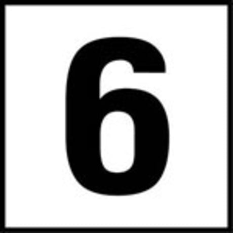 Inlays 5Ft Sr 5 W/Ft Depth Marker-Ceramic Black/White Skid Resistant 6 Depth Marker 5 Ft Skid Resistant 6In X 6In Ceramic | C620050"