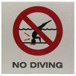 Inlays No Diving W/ International  Symbol , SR | C621500