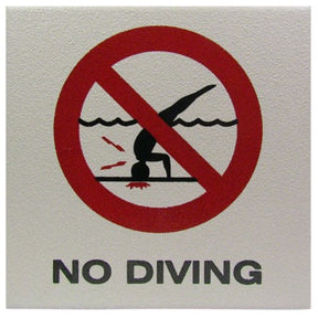 Inlays No Diving W/ International  Symbol , SR | C621500