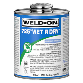 Weld-On 725 10165 1 Quart Pvc Cement | IPS725QT