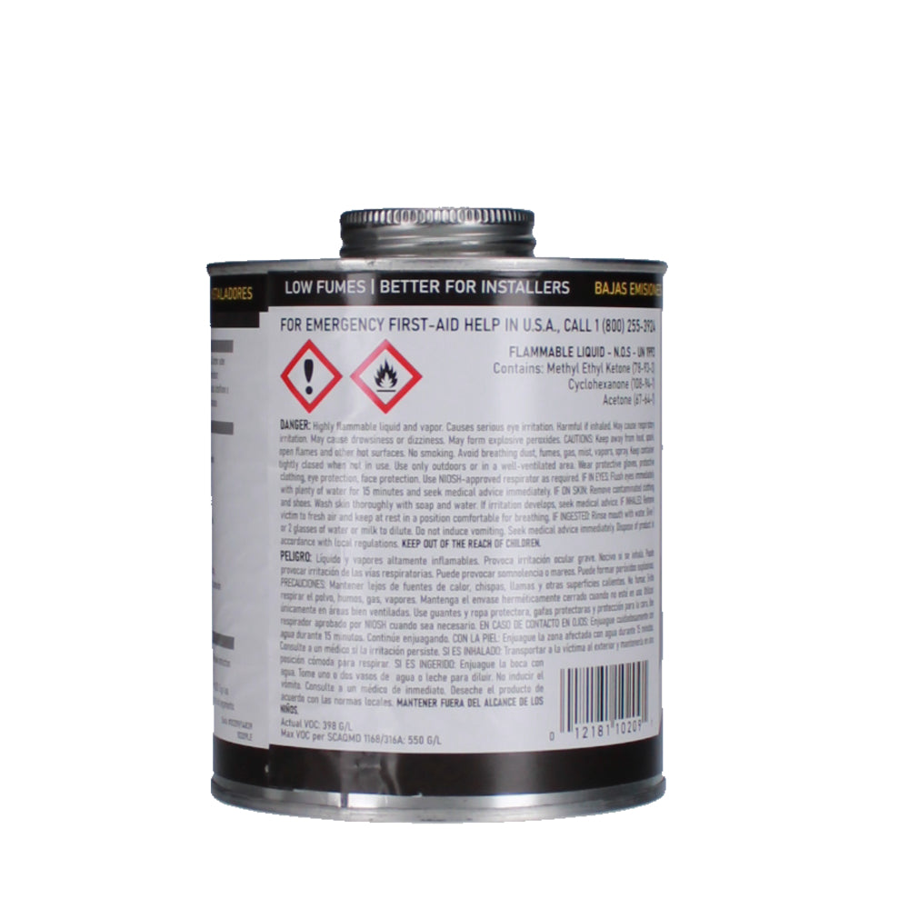 IPS PVC  Primer, 1 Quart Metal Can P-68 Series Low VOC Clear | Â 10209 2