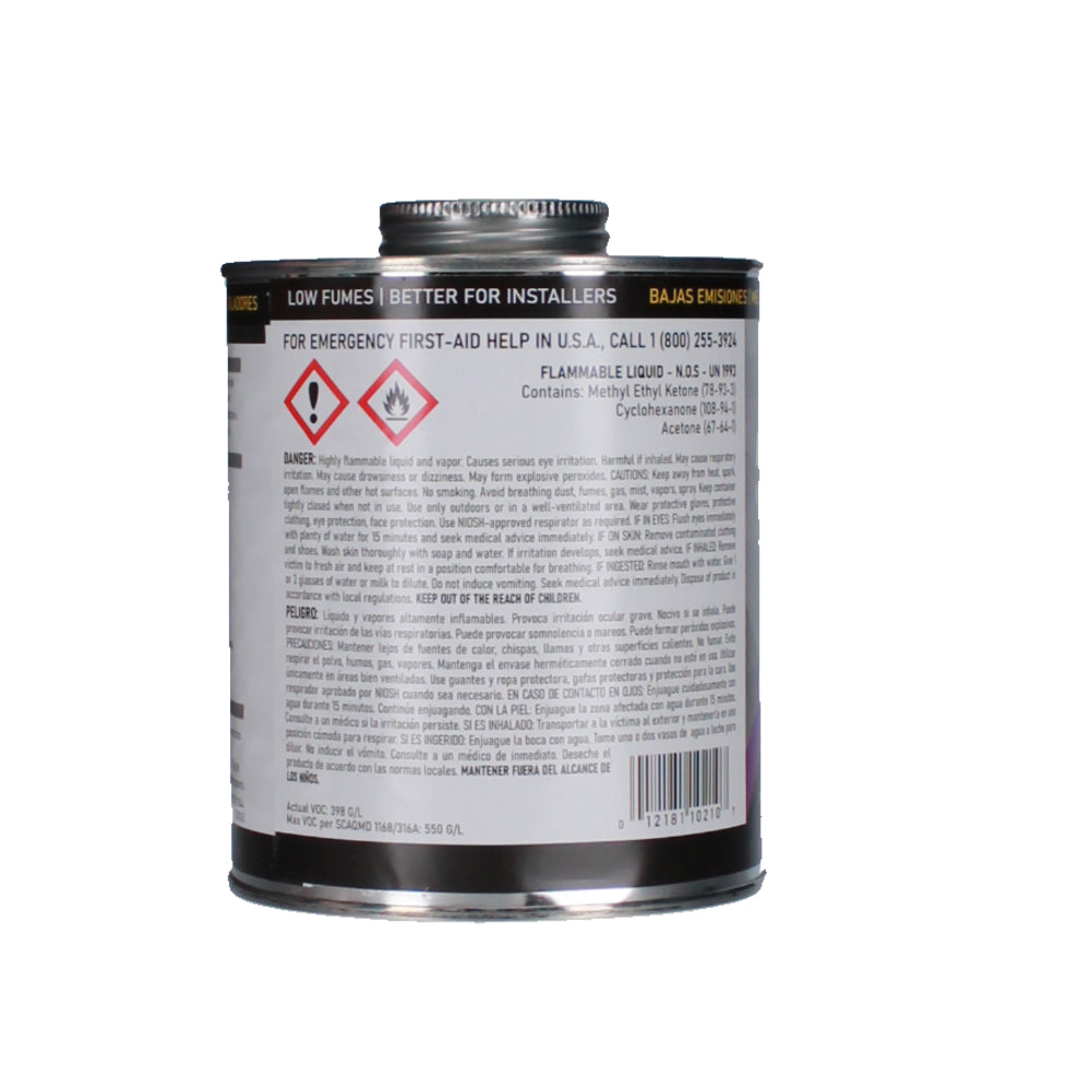 IPS PVC  Primer, 1 Quart Metal Can P-68 Series Low VOC Purple 4