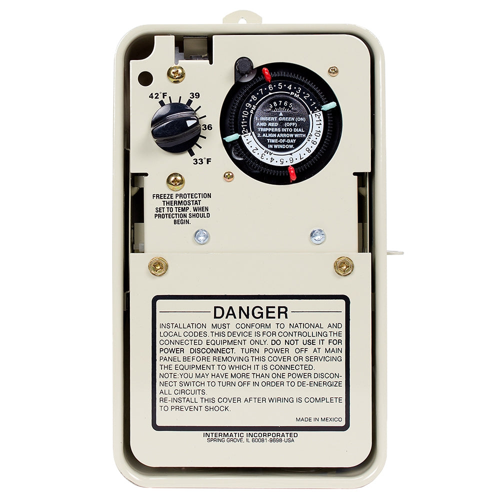 240 VAC 5.75 x 3.625" x 9.625" Freeze Protection with Thermostat Timer | ITMPF1102T"