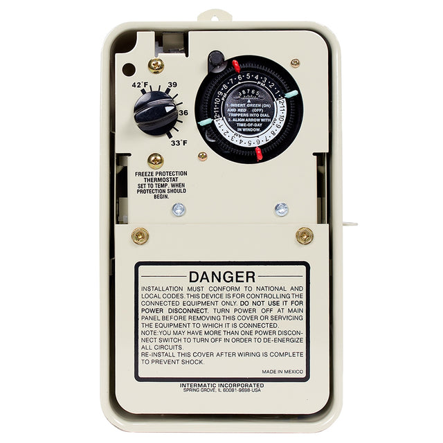 240 VAC 5.75 x 3.625" x 9.625" Freeze Protection with Thermostat Timer | ITMPF1102T"