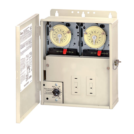 240 V 17 A 12.875 x 4.25" x 12" Freeze Protection with 2 Timers and Thermostat Control Center | ITMPF1202T"