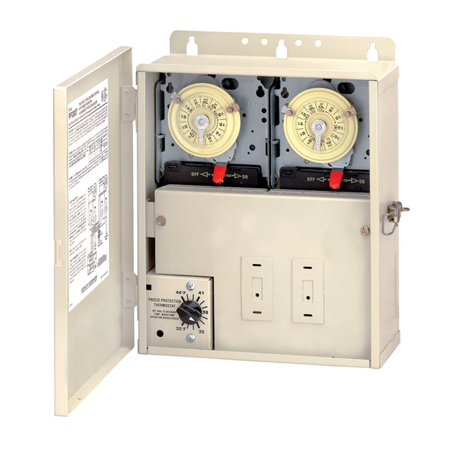 240 V 17 A 12.875 x 4.25" x 12" Freeze Protection with 2 Timers and Thermostat Control Center | ITMPF1202T"
