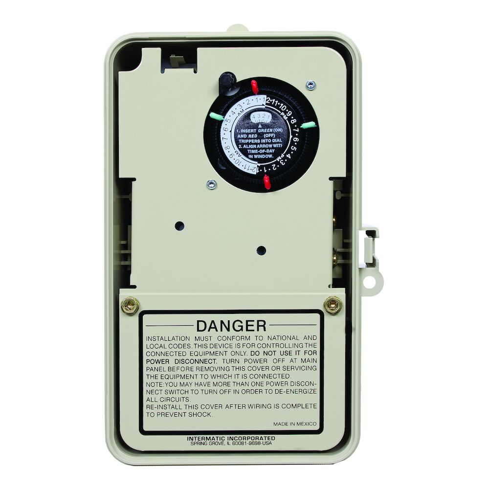 Intermatic 2-Circuit Air Switch W/Timer Plastci Enclosure 120/240V Control 4-Function W/ Clock 0 | RC2343PT 3