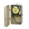 Intermatic 24-Hour 208-277V Mechanical Time Switch, DPST, Pool Heater Protection, Type 3R Plastic Enclosure | T104P201