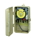 Intermatic 24-Hour 208-277V Mechanical Time Switch, DPST, Pool Heater Protection, Type 3R Plastic Enclosure | T104P201 2