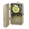 Intermatic 24-Hour 208-277V Mechanical Time Switch, DPST, Type 3R Plastic Enclosure | T104P3
