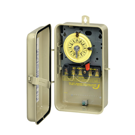 208 to 277 VAC 40 A 6.5 x 3.625" x 10.125" Mechanical Time Switch | ITMT104R3"