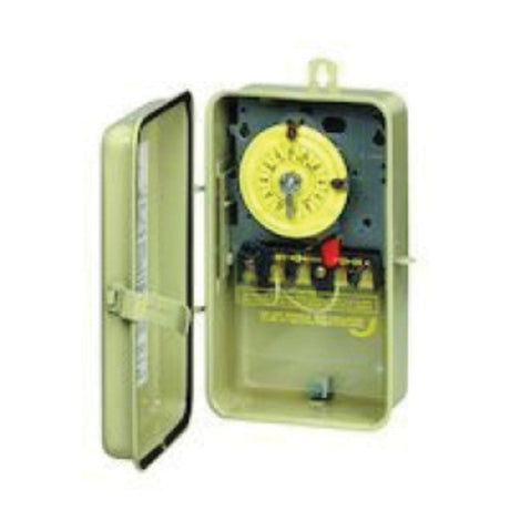 208 to 277 VAC 40 A 6.5 x 3.625" x 10.125" Mechanical Time Switch | ITMT104R3" 2