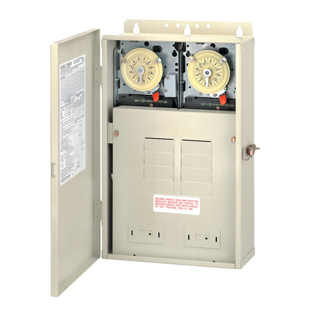 Intermatic T32404R 100 Amp Load Center with Mechanisms, with Pool Heater Protection, 208-277 VAC | T32404R