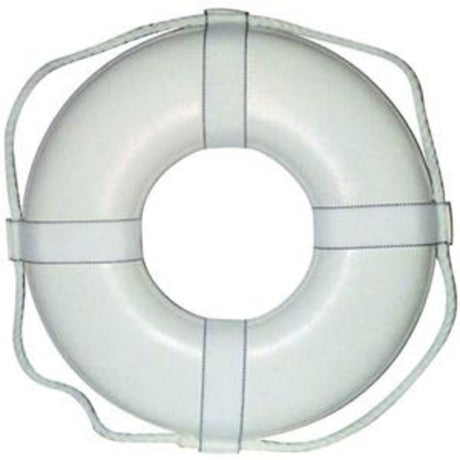 Jim Buoy Diam Ring Buoy,White , 24 | GW-24"