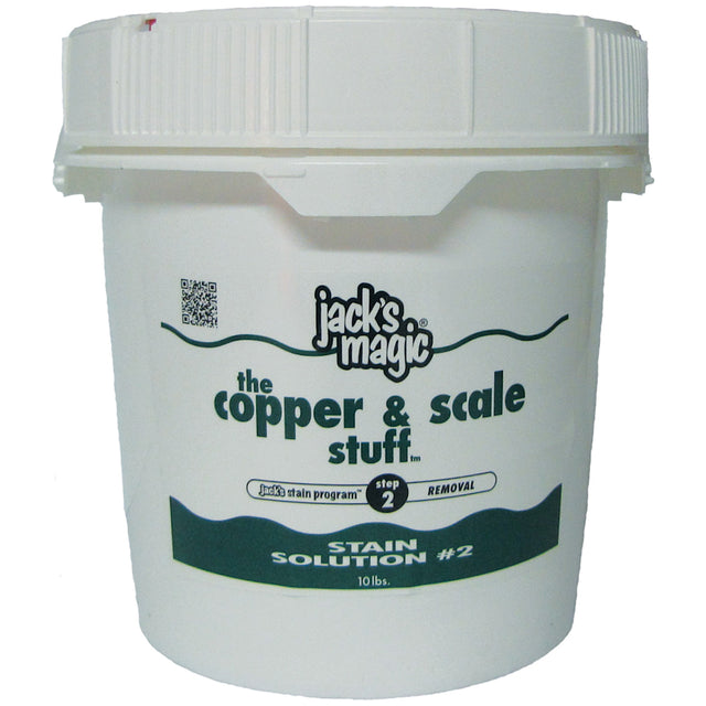 Jacks Magic Stain Solution #2 Metal Remover, 10 lb Pail | JMCOPPER10