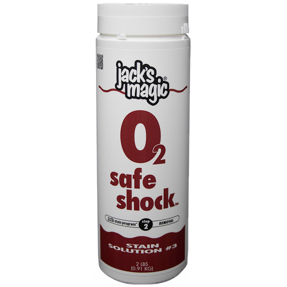 Jacks Magic Stain Solution #3 Safe Shock, 2 lb Bottle | JMSAFE2