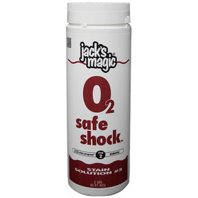 Jacks Magic Stain Solution #3 Safe Shock, 2 lb Bottle | JMSAFE2