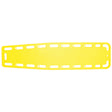 Kemp USA (MCI) Mass Casualty Incident Spine Board, Yellow | 10-998-YEL